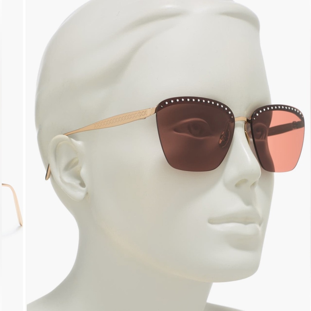 Brown Alaia Sunglasses